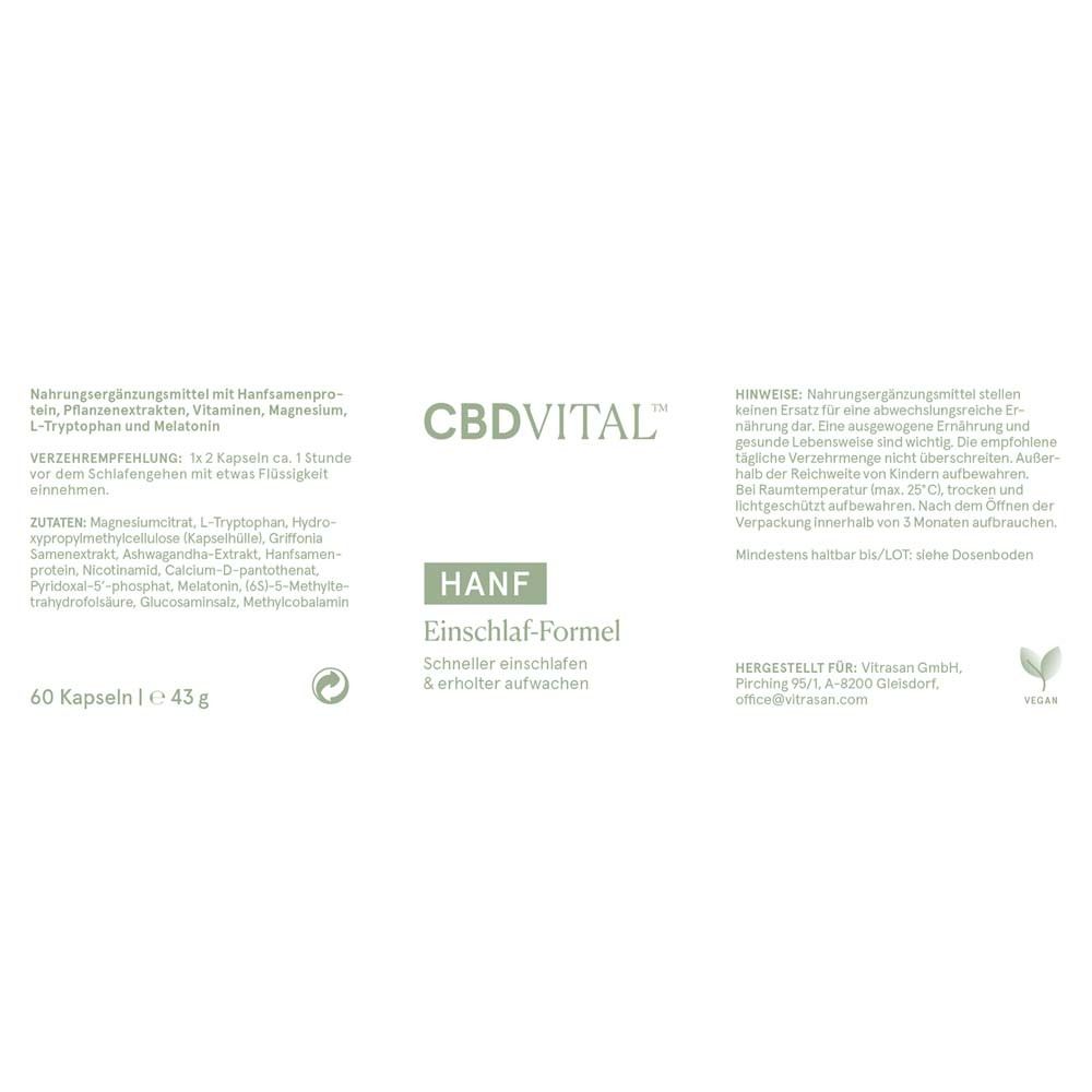 CBD VITAL Hanf Einschlaf-Formel