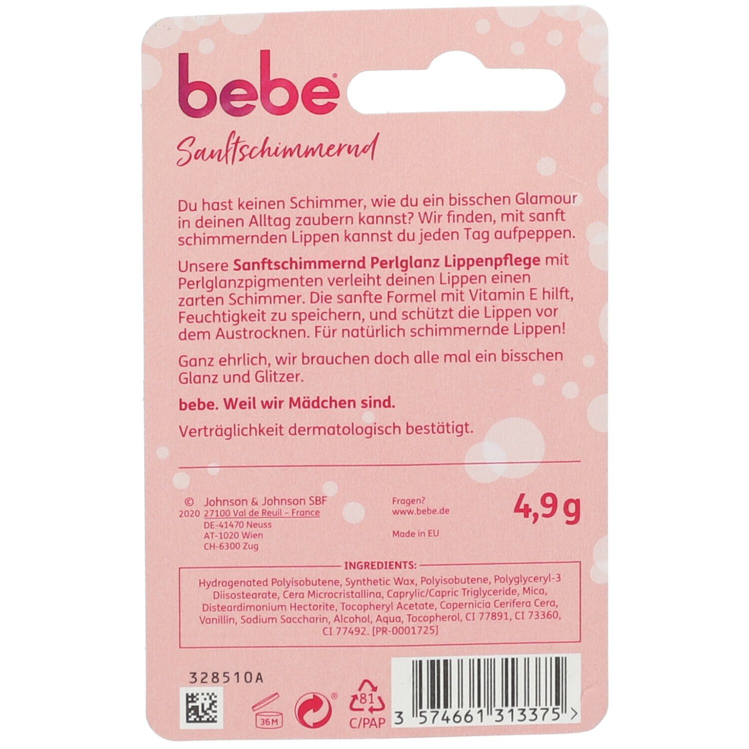 bebe® Perlglanz Lippenpflege