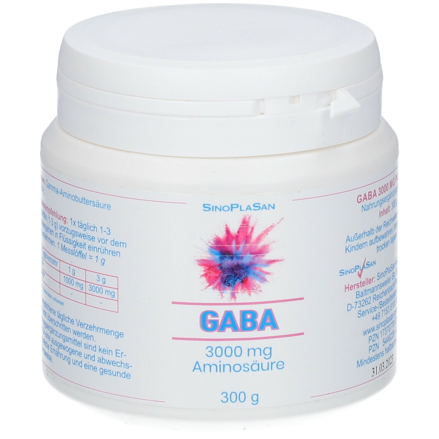 SinoPlaSan GABA 3000 mg Aminosäure
