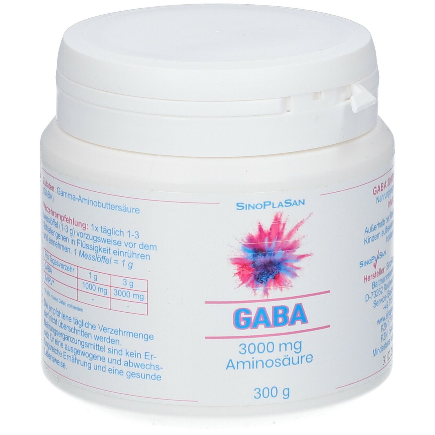 SinoPlaSan GABA 3000 mg Aminosäure