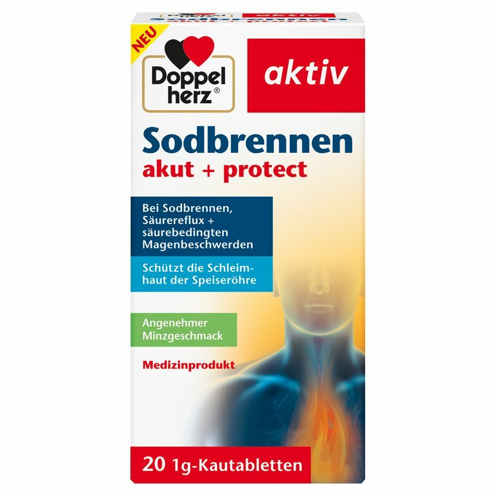 Doppelherz® aktiv Sodbrennen akut + protect