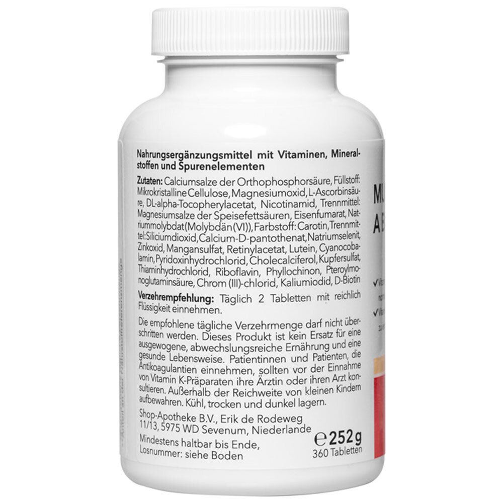 Redcare Multivitamin A-Z