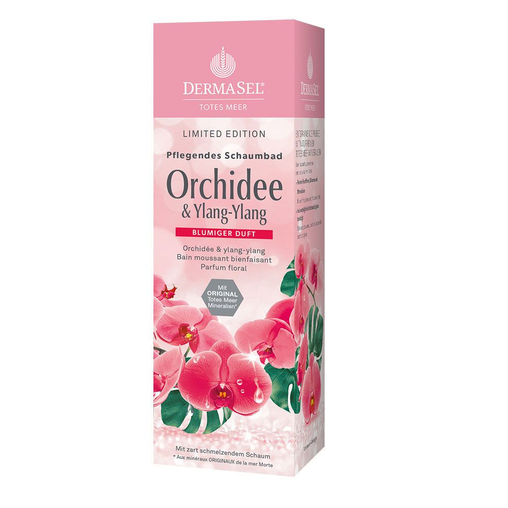 DERMASEL® Totes Meer Orchidee & Ylang-Ylang Schaumbad