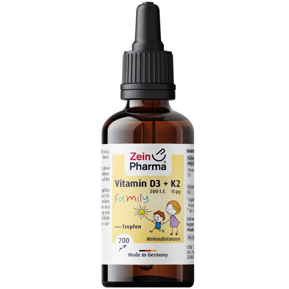 ZeinPharma® Vitamin D3+K2 Family