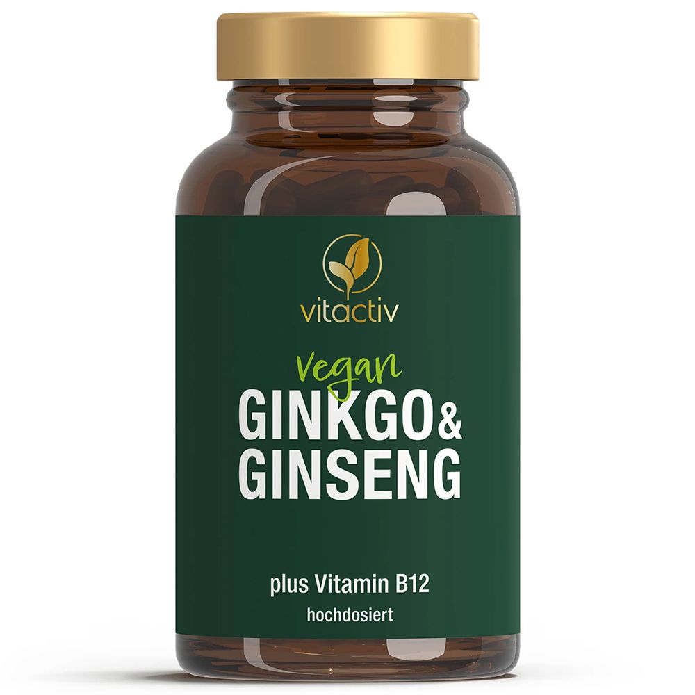 Vitactiv Ginkgo + Ginseng + B12