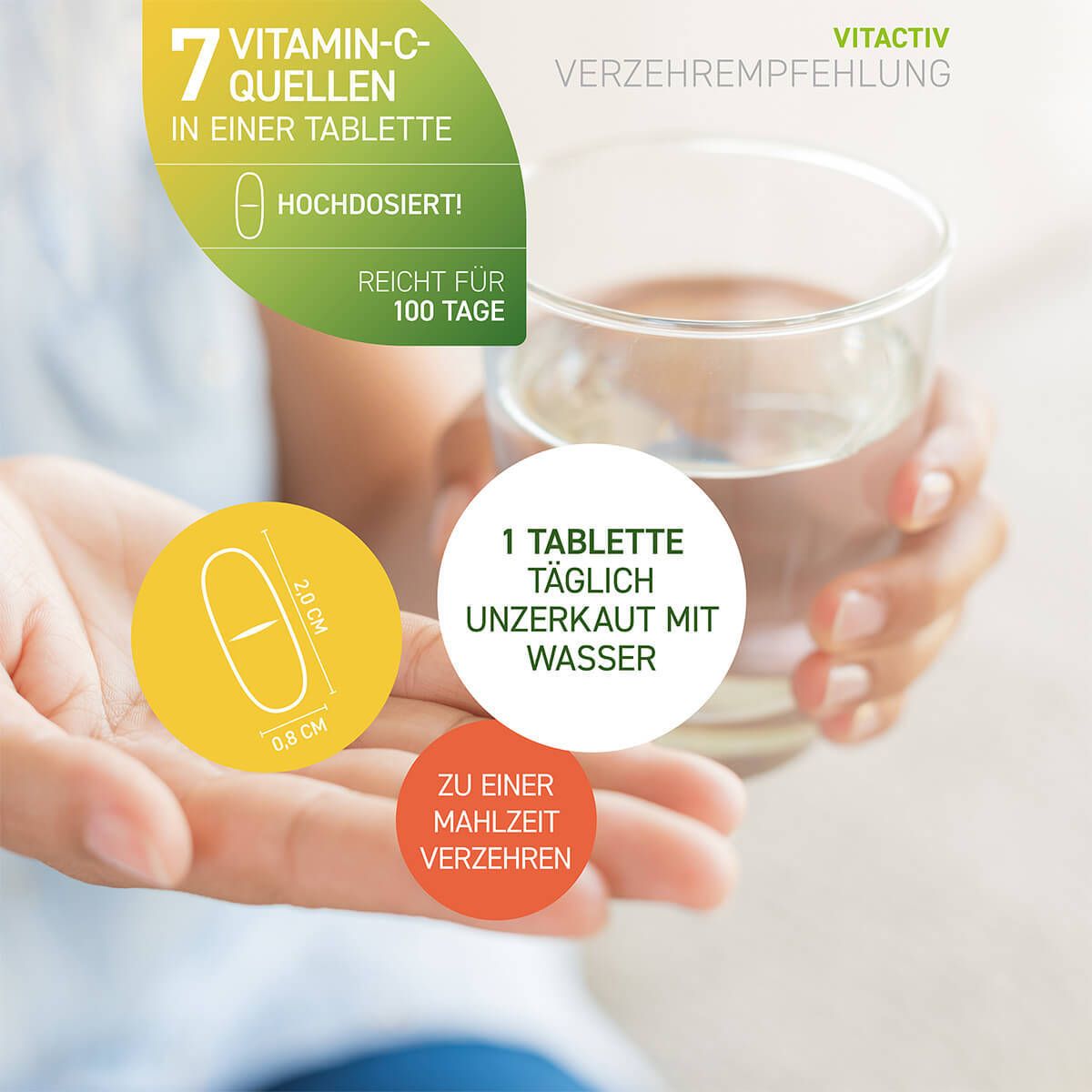 Vitactiv VITAMIN C 1000 mg Complex + Acerola
