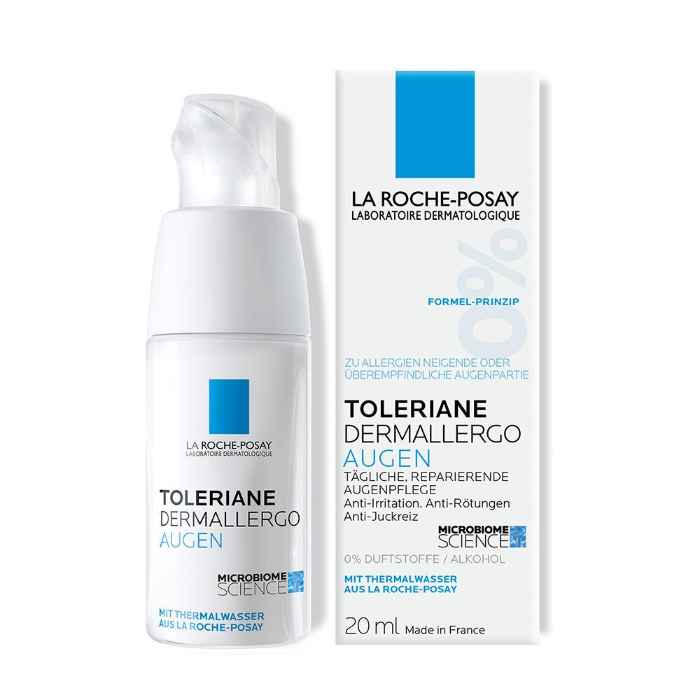 Toleriane Dermallergo Augen, feuchtigkeitsspendende und beruhigende Augencreme für zu Allergien neigende oder überempfindliche Augenpartie