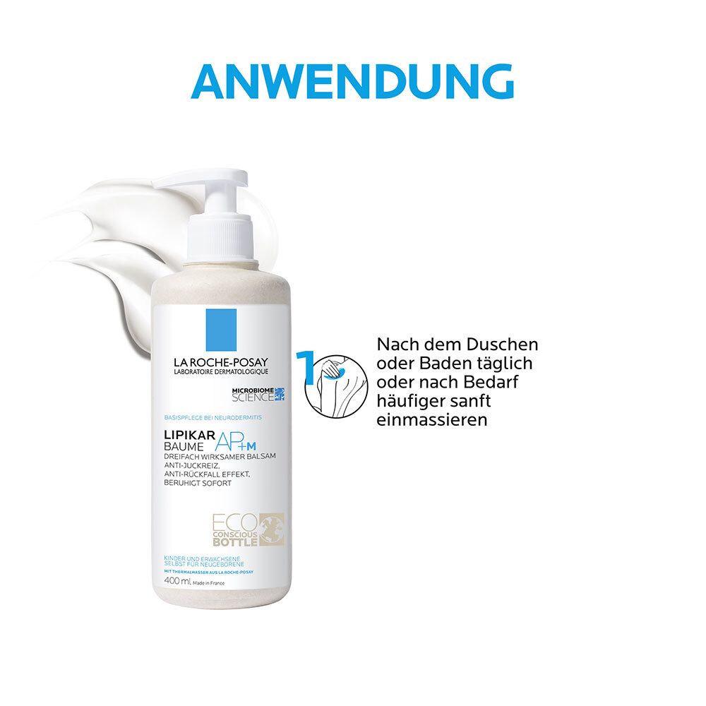 La Roche Posay Lipikar Baume AP + M Körperbalsam Ecoflasche