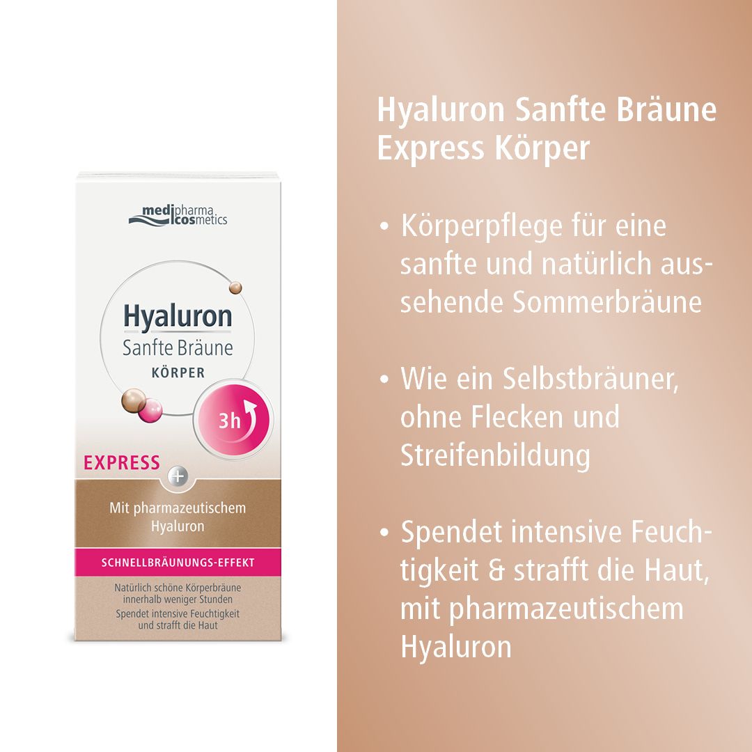 medipharma cosmetics Hyaluron Sanfte Bräune Express Körper