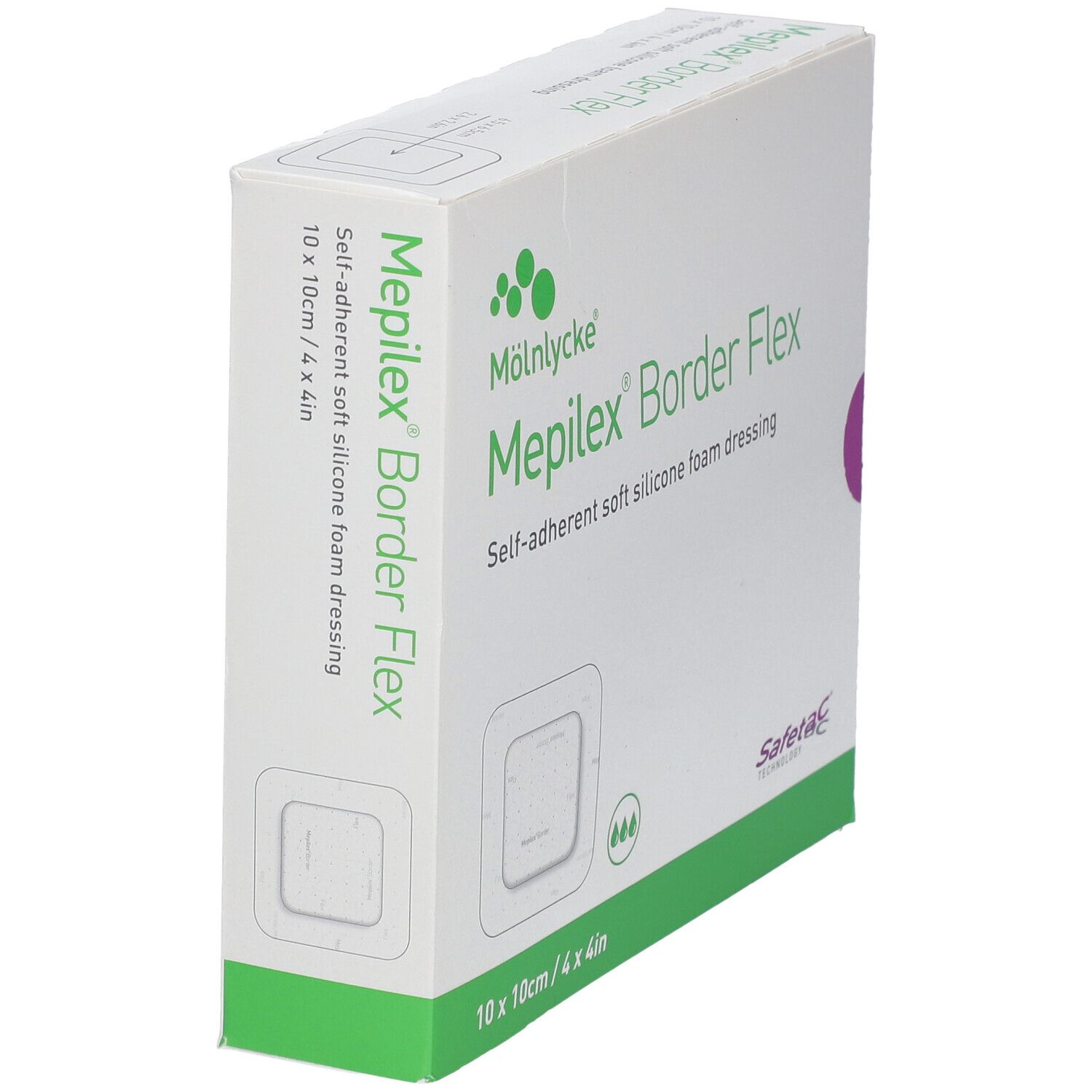 Mepilex® Border Flex 10 x 10 cm