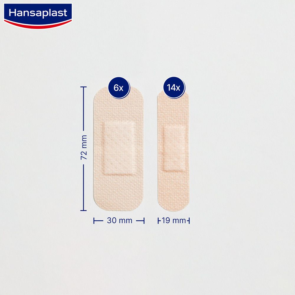 Hansaplast Sensitive Hautton Light 20 Strips