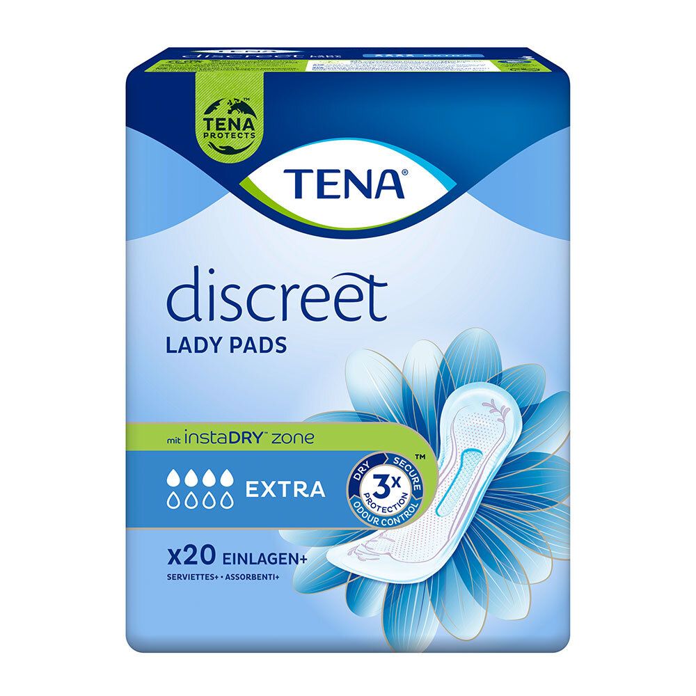 TENA Lady Discreet Extra Inkontinenz Einlagen