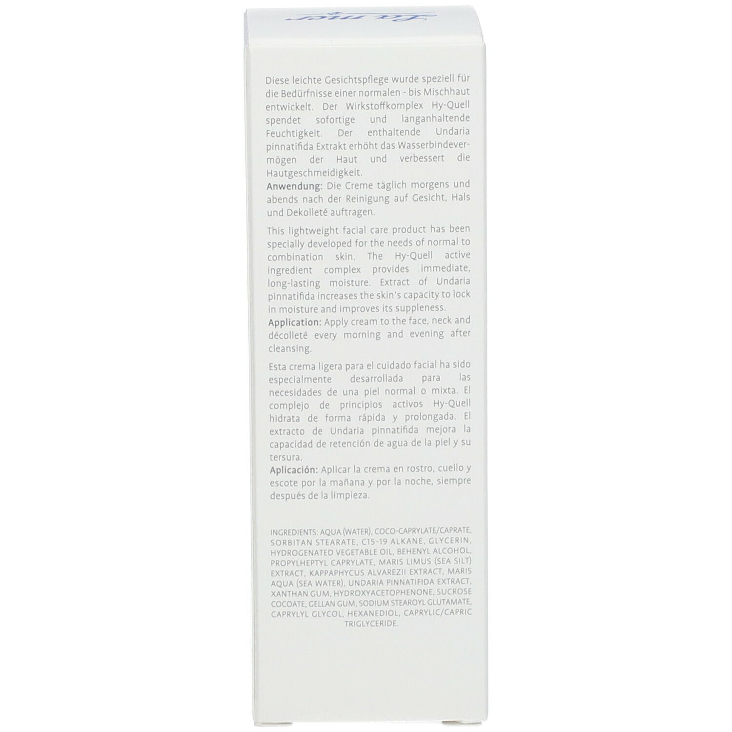 La mer AQUA BASE FEUCHTIGKEITSPFLEGE LEICHT