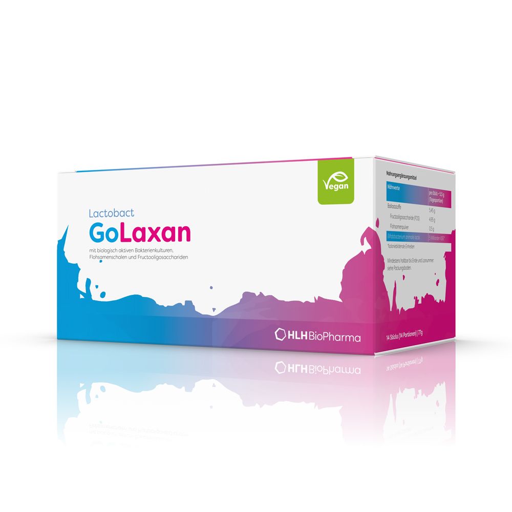 Lactobact GoLaxan - Synbiotikum für natürliche Hilfe bei Verstopfung