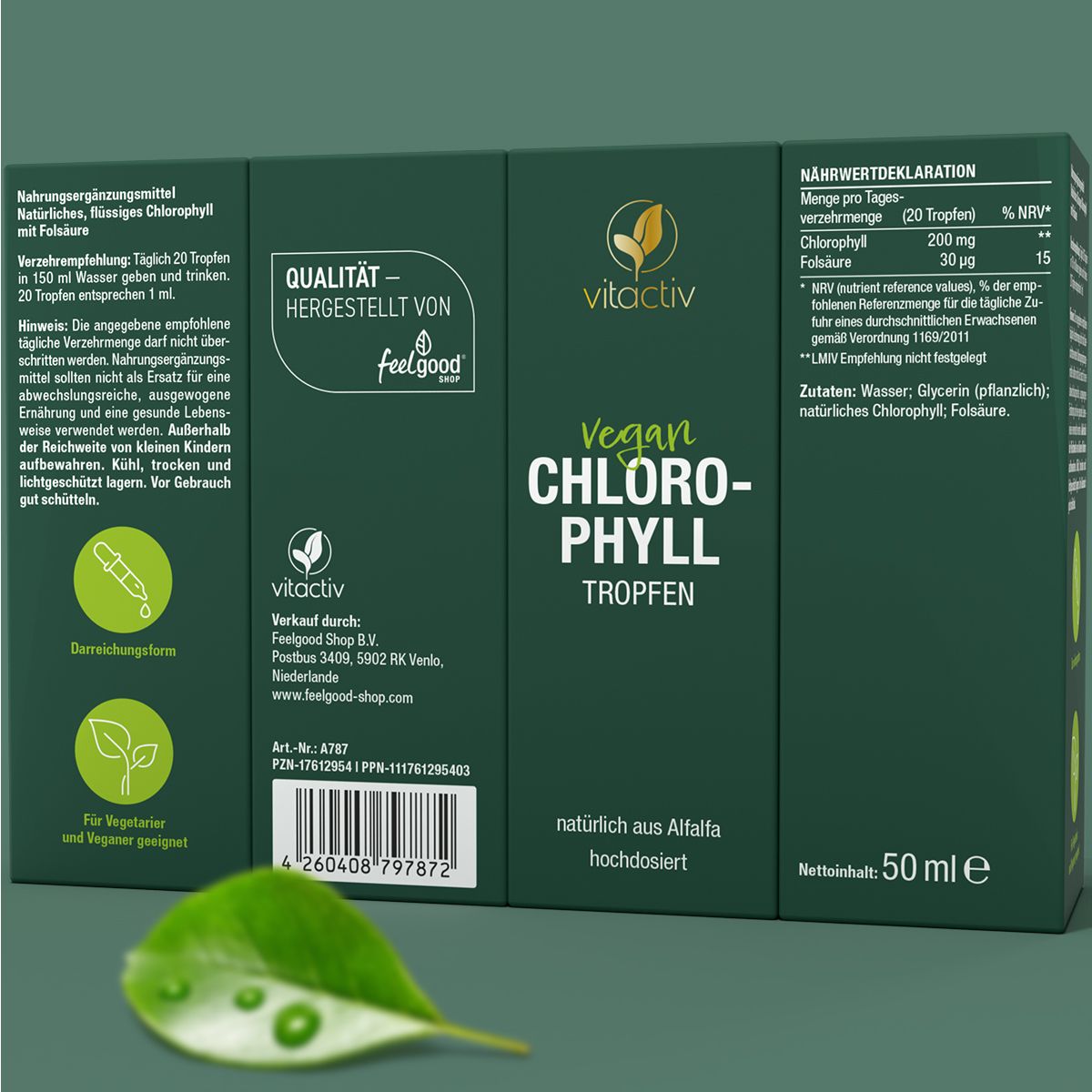 Vitactiv Chlorophyll Folsäure +