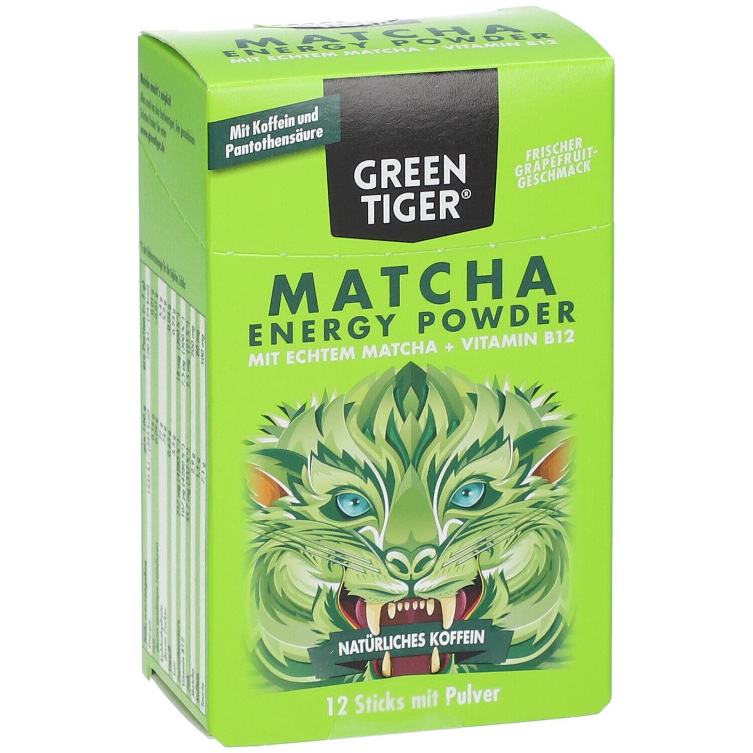 GREEN TIGER® Matcha Powder 12x7 g Shop Apotheke
