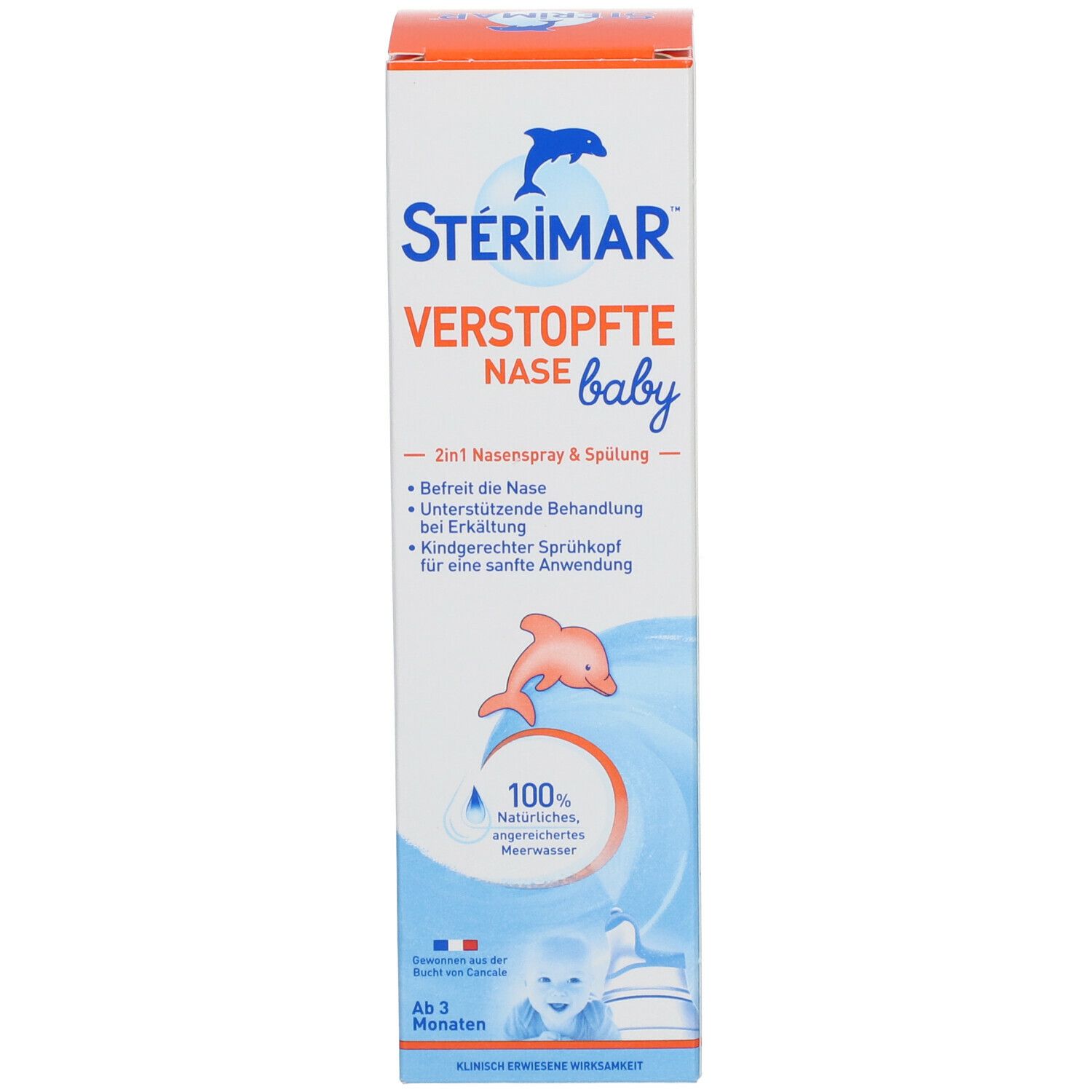 STERIMAR® Verstopfte Nase Baby 2in1 Nasenspray & Spülung