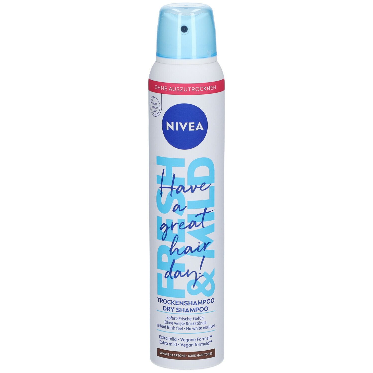 NIVEA® Trockenshampoo Fresh & Mild Dunkle Haartöne