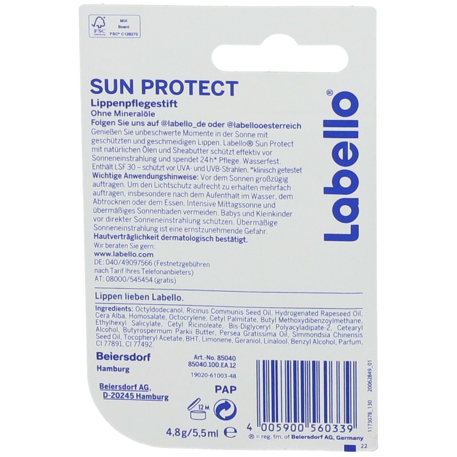 Labello® Sun Protect LSF 30