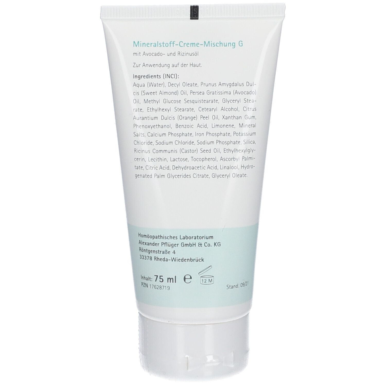 Mineralstoff-Creme-Mischung E – 75 Ml Tiegel, Für Die Tägliche Hautpflege