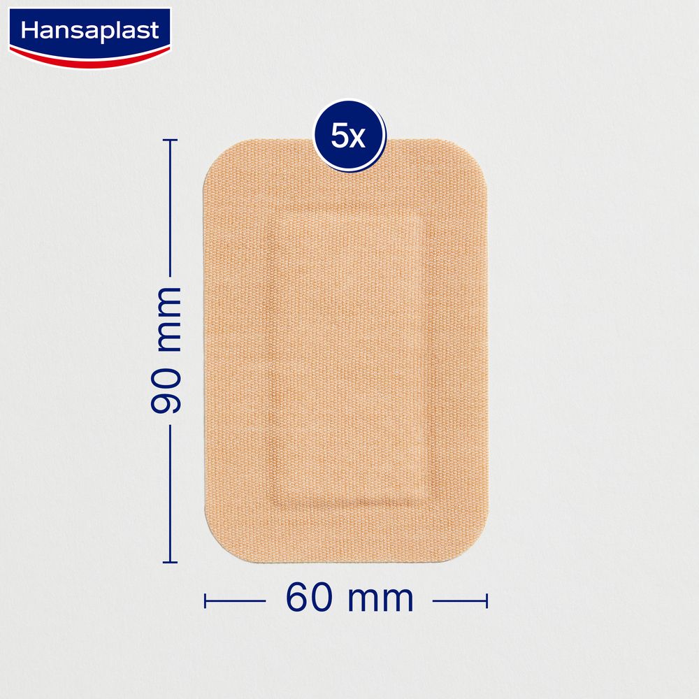 Hansaplast Flexible Wundverband für größere Wunden 6 x 9,5 cm