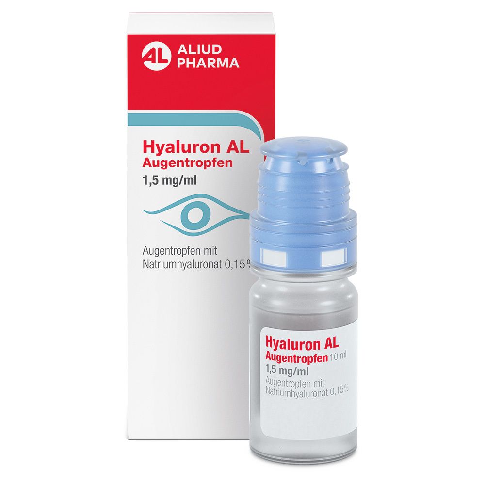 Hyaluron AL Augentropfen 1,5 mg/ml bei trockenen Augen