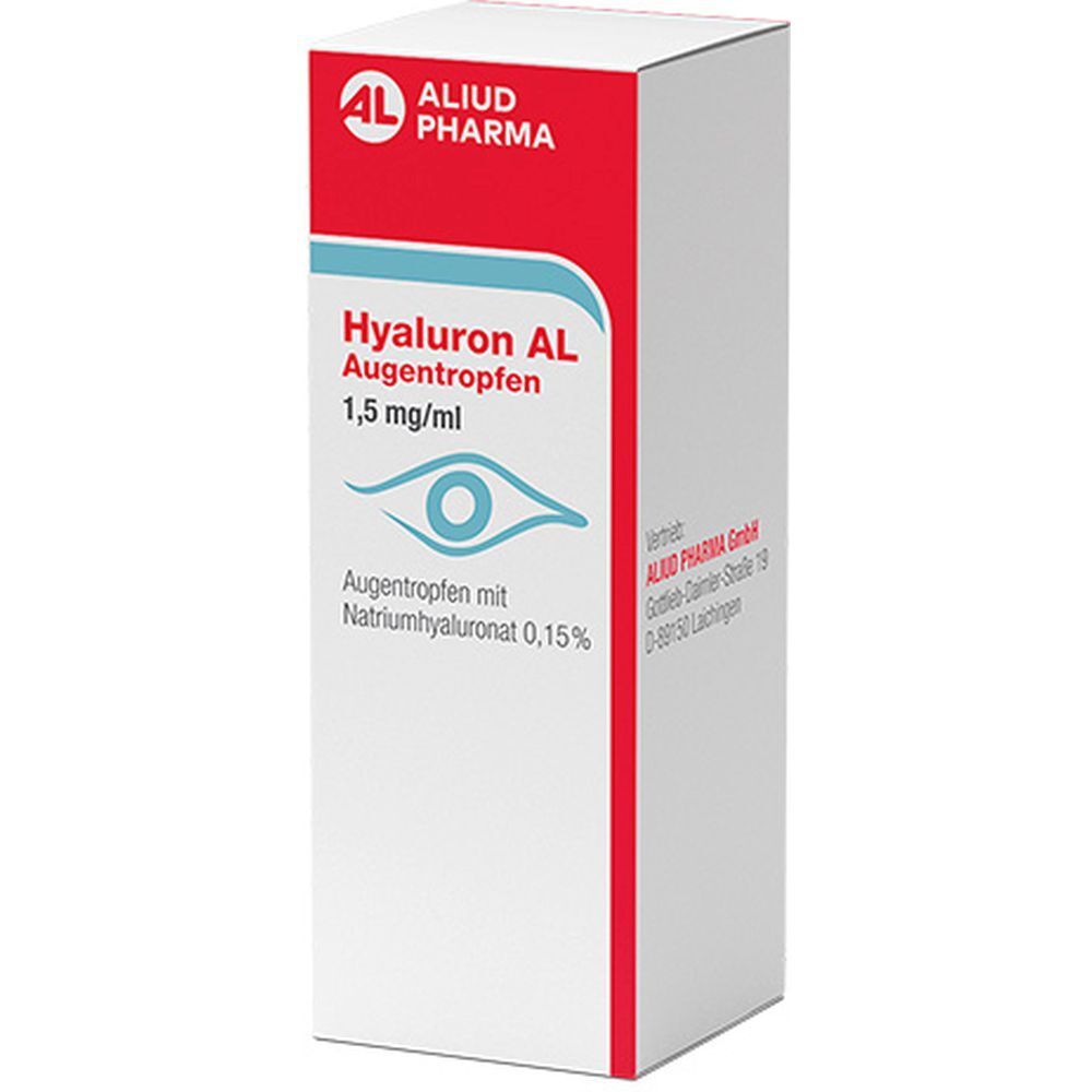 Hyaluron AL Augentropfen 1,5 mg/ml bei trockenen Augen