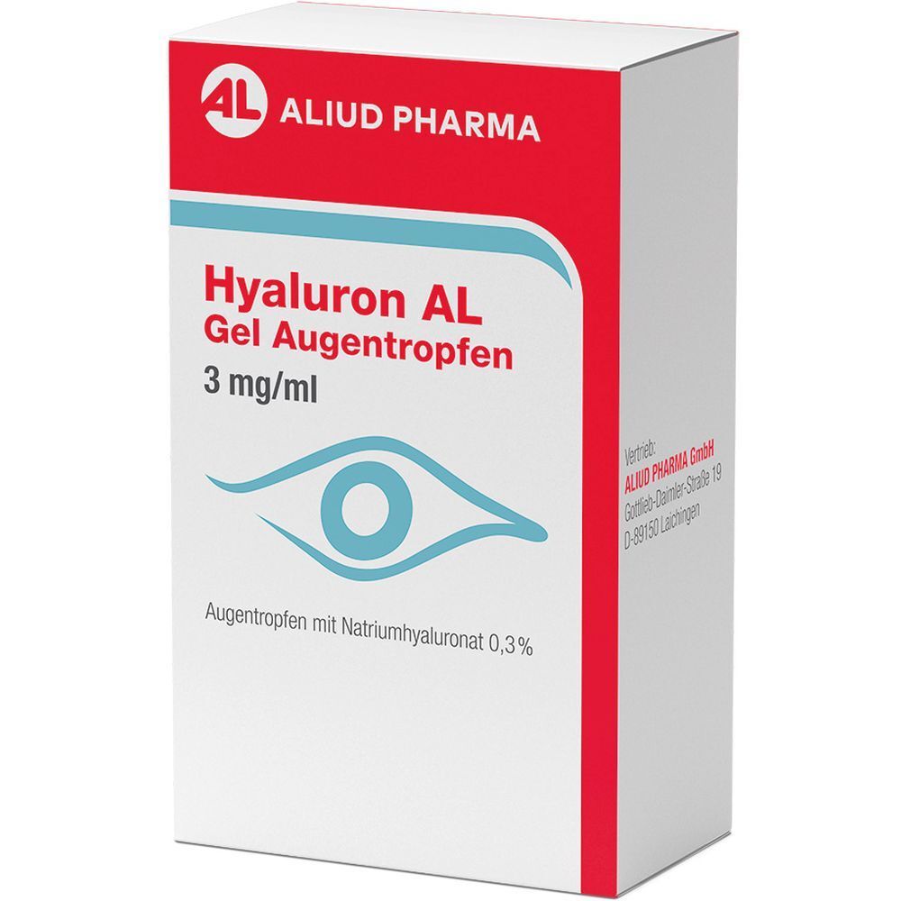 Hyaluron AL Gel Augentropfen 3 mg /ml bei sehr trockenen Augen