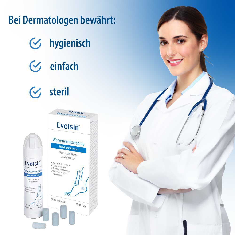 Evolsin® Warzenvereiser – Entfernung von Warzen und Dornwarzen sicher & effektiv