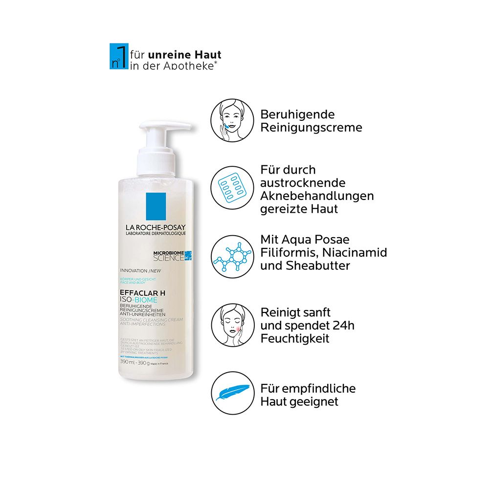 La Roche Posay Effaclar H Iso-Biome Reinigungscreme