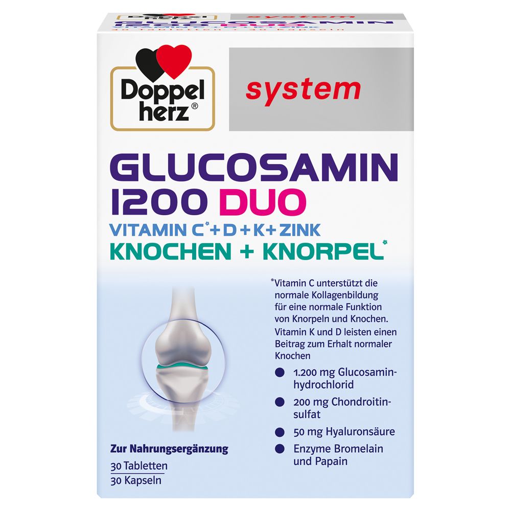 Doppelherz® system GLUCOSAMIN 1200 DUO