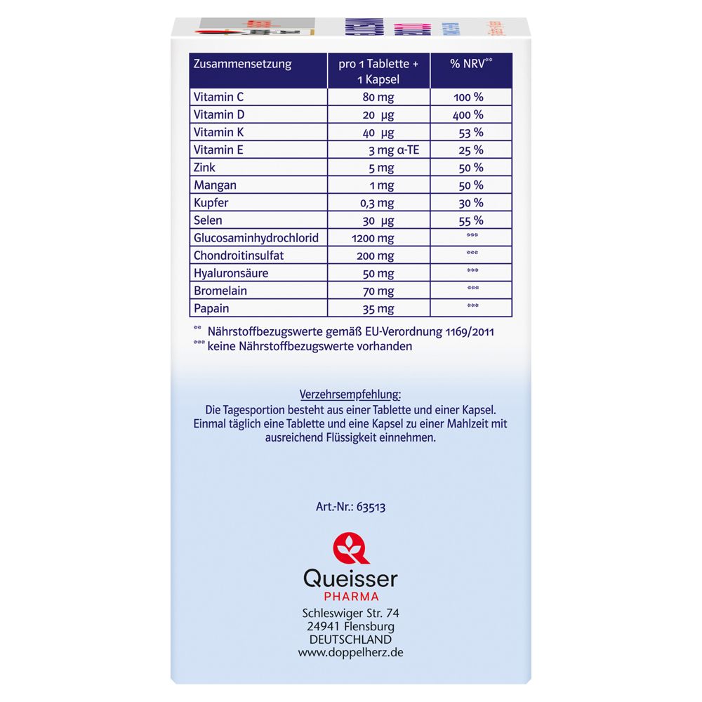 Doppelherz® system GLUCOSAMIN 1200 DUO