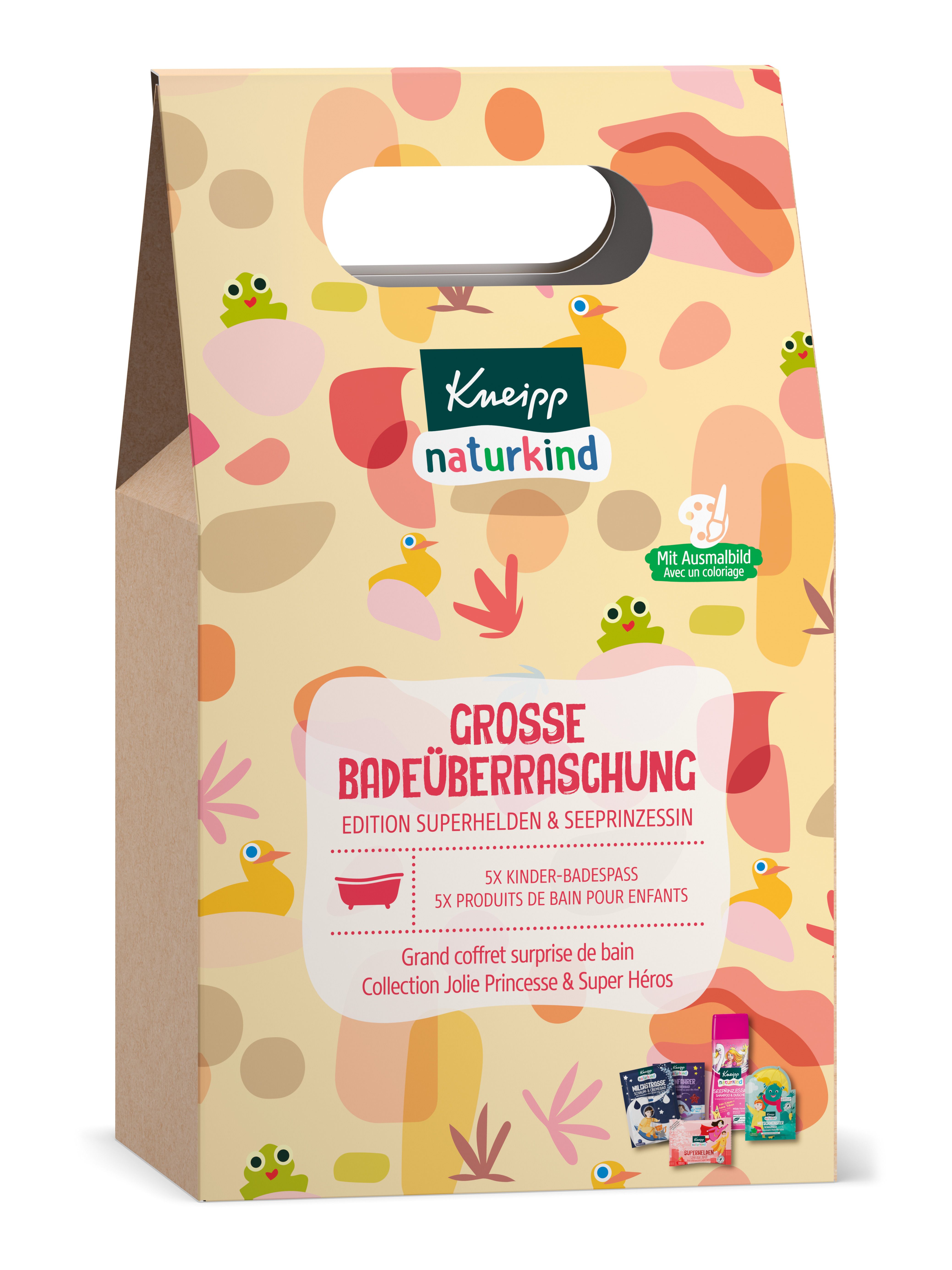 Kneipp® naturkind Große Badeüberraschung Edition Superhelden & Seeprinzessin