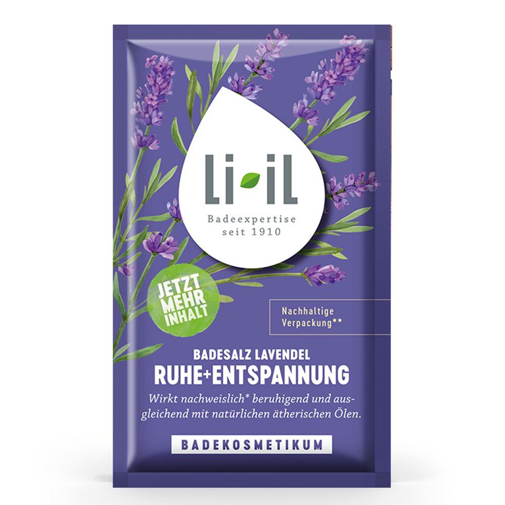 LiiL Badesalz Lavendel Ruhe + Entspannung