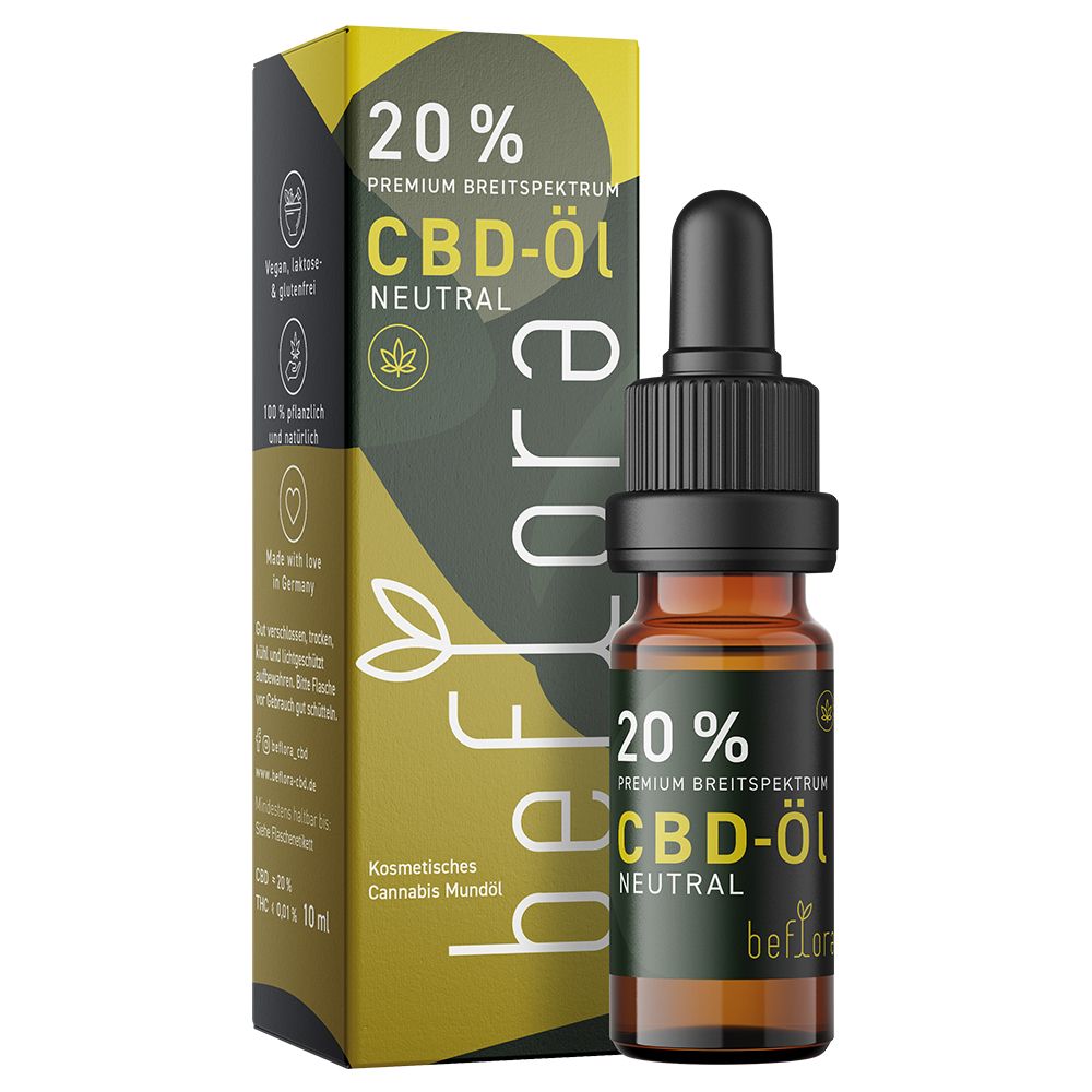 beflora Breitspektrum CBD Öl 20% neutral