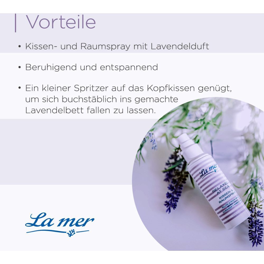 La mer Relaxed at Sea Kissen- & Raumspray