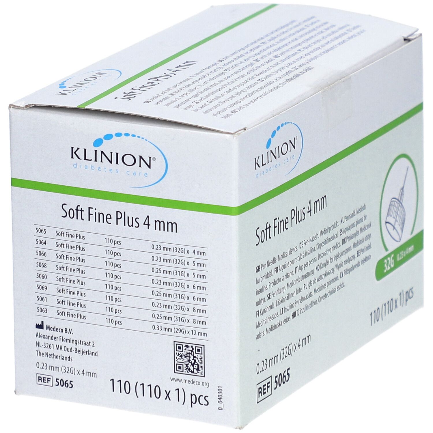 KLINION Soft fine plus Pen-Nadeln 0,23x4 mm 32 G