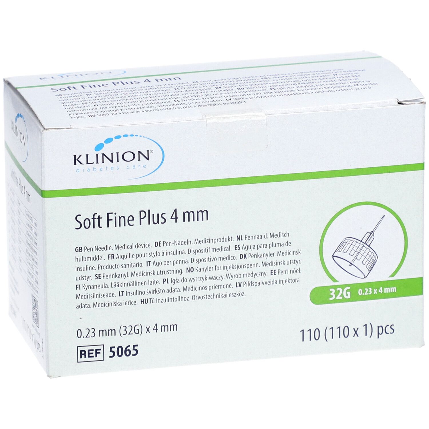 KLINION Soft fine plus Pen-Nadeln 0,23x4 mm 32 G