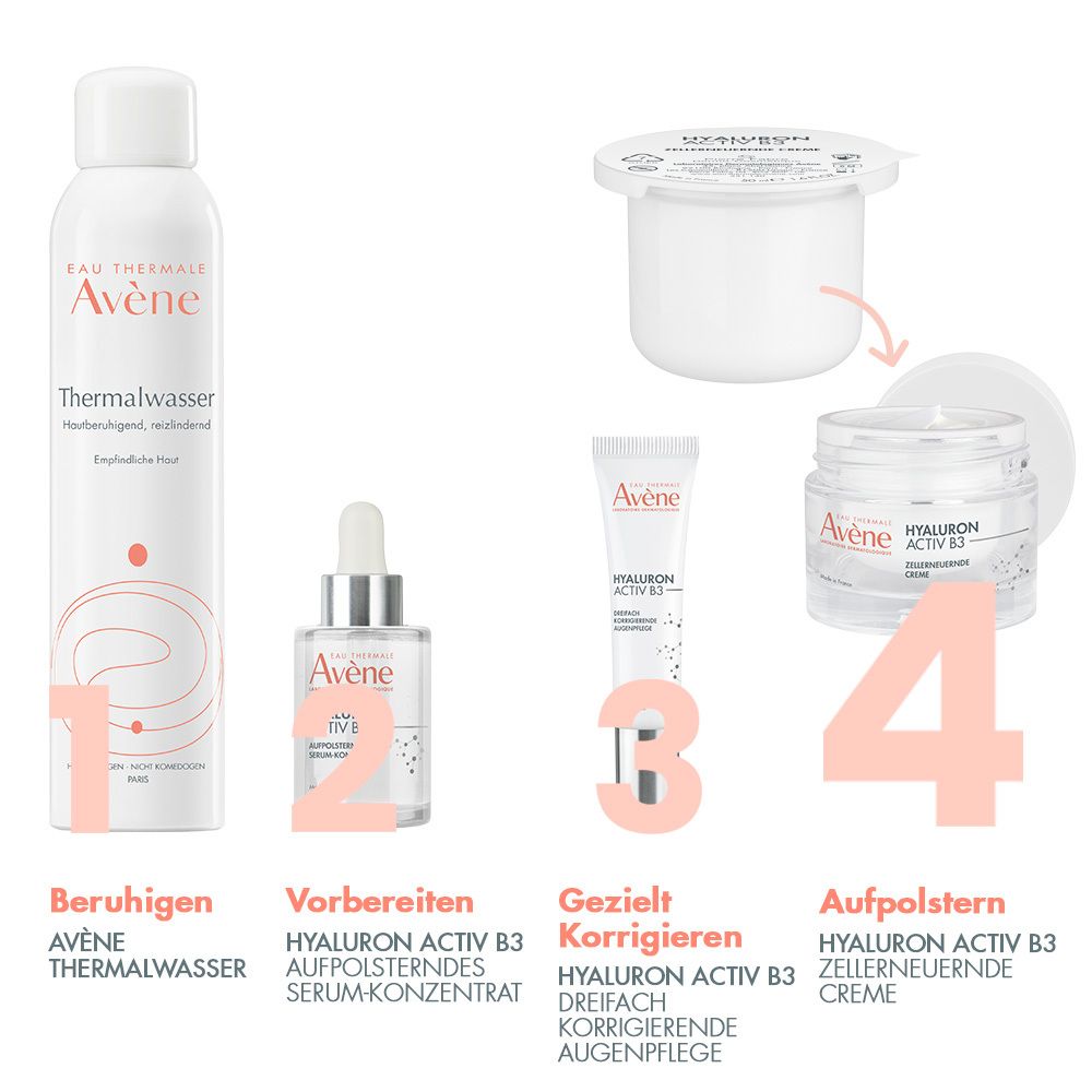 Avène Hyaluron Activ B3 Zellerneuernde Creme Nachfüllpack - Anti-Aging Pflege Tagescreme - jetzt 5€ sparen mit dem Code “avene5at"*