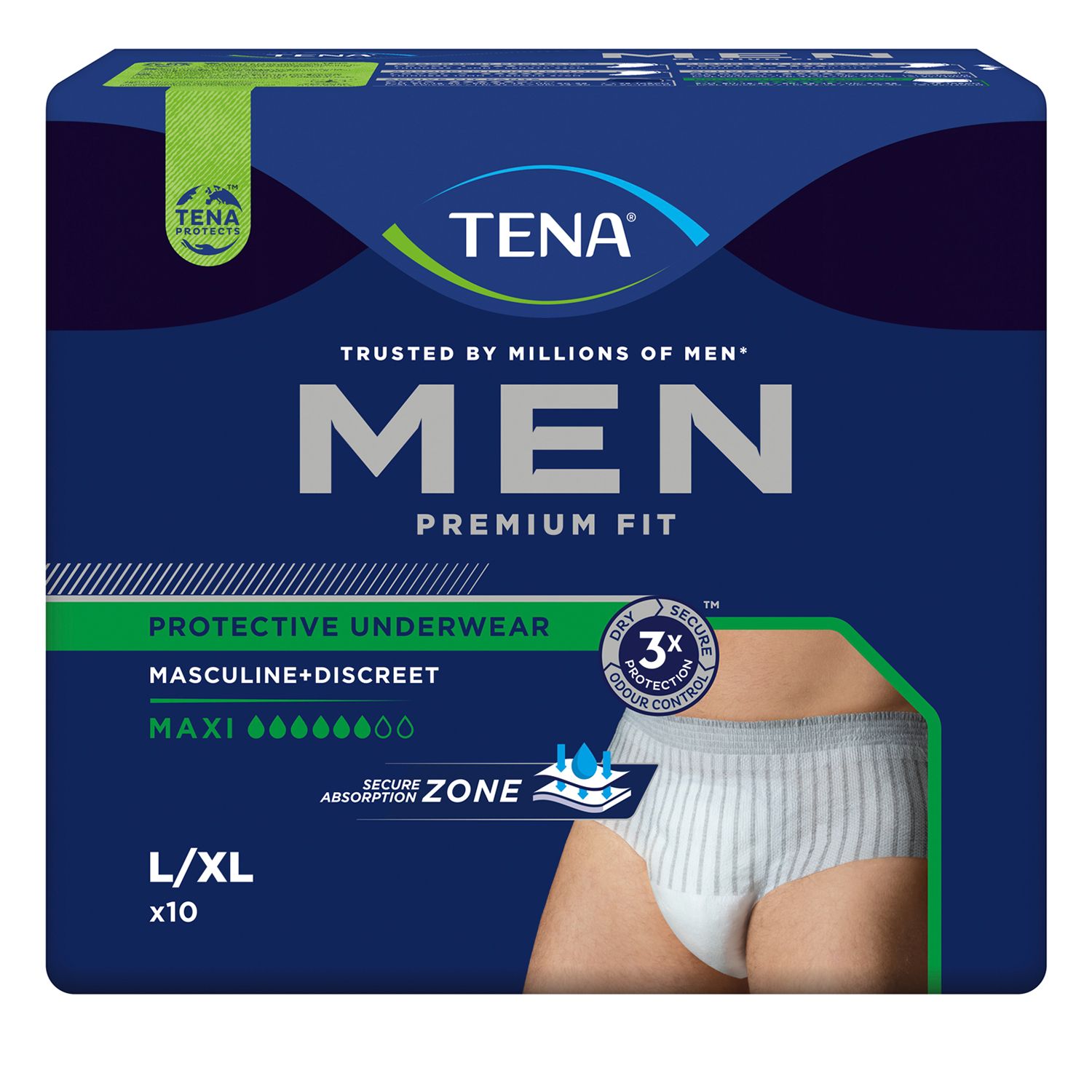 TENA Men Premium Fit Pants Maxi L/XL