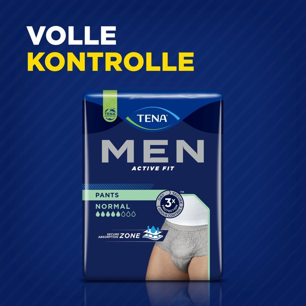 TENA Men Active Fit Pants Normal grau L/XL