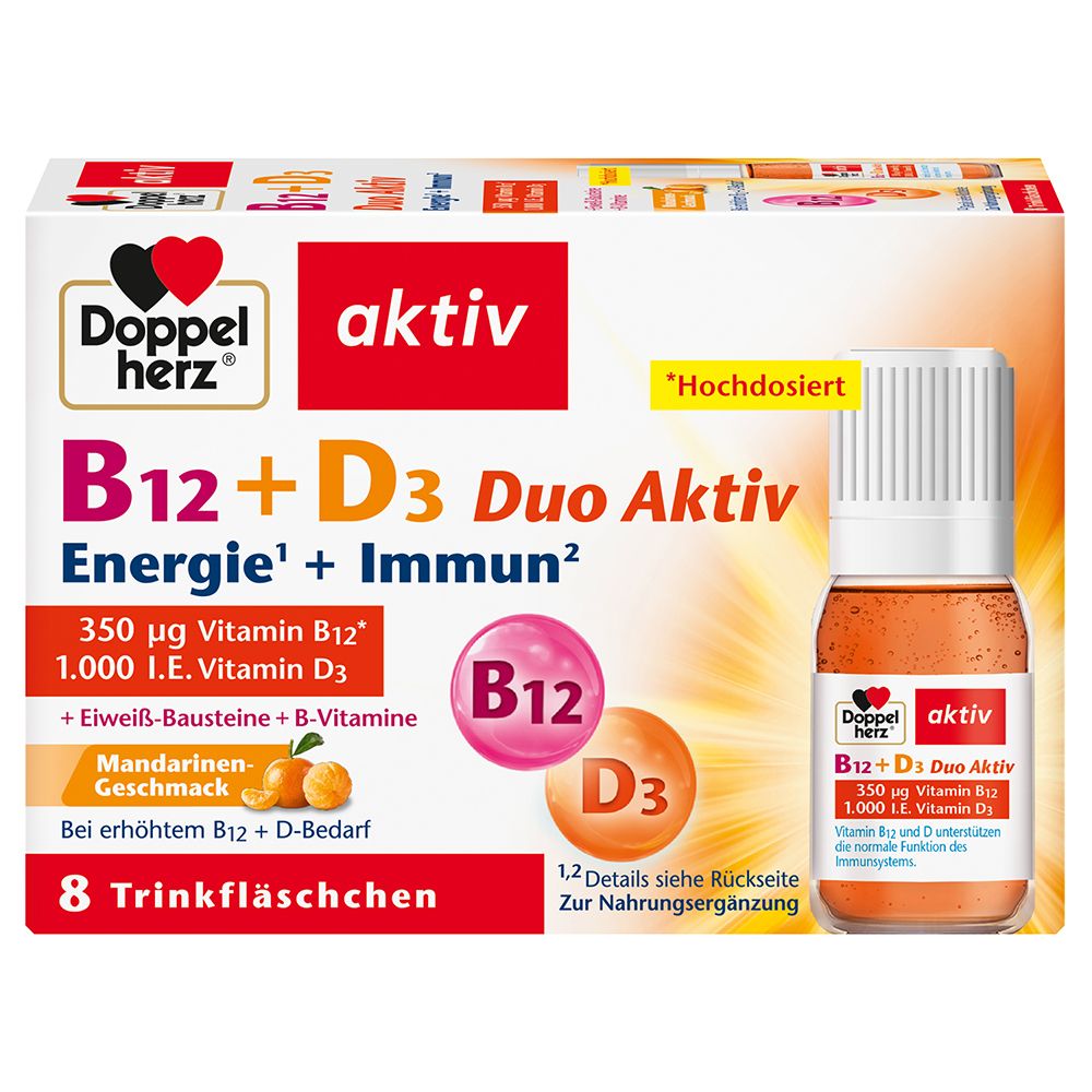 Doppelherz® aktiv B12 + D3 Duo Aktiv Energie+Immun