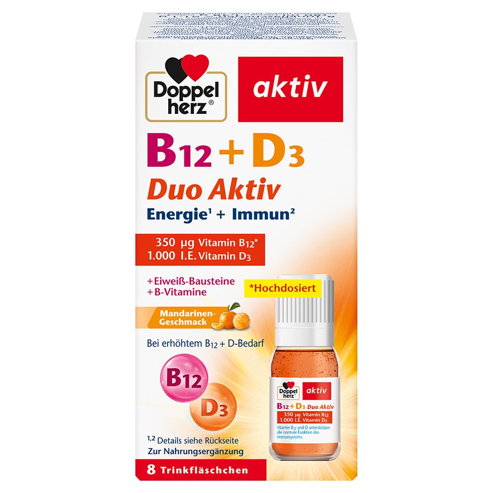 Doppelherz® aktiv B12 + D3 Duo Aktiv Energie+Immun