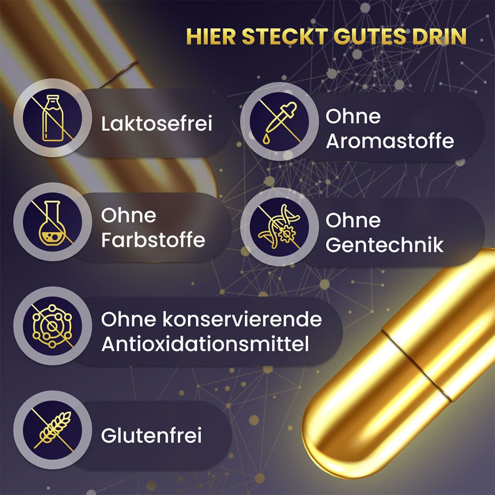 COSAWELL®-Verpackung mit Darstellung von Haarwurzeln und Text 'Nahrungsergänzungsmittel'.
