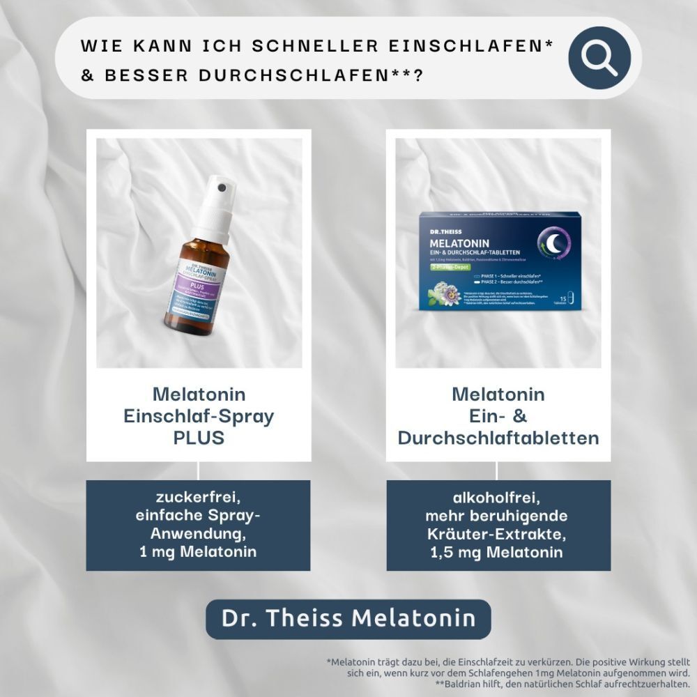 DR. THEISS Melatonin Einschlaf-Spray Plus