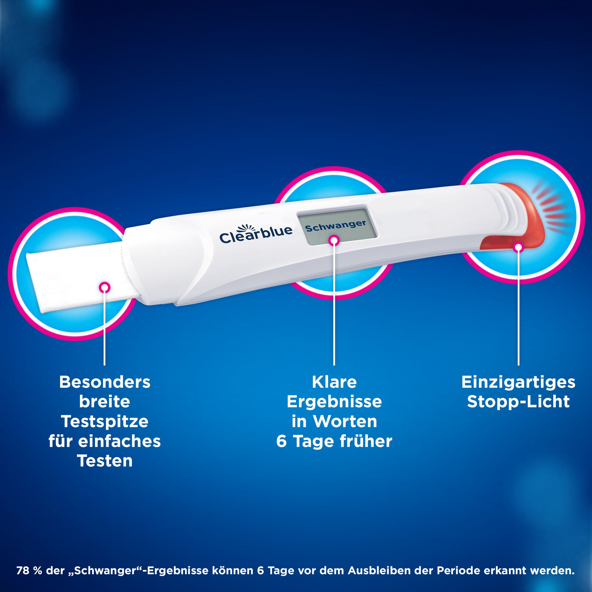 Clearblue Schwangerschaftstest Ultra Frühtest Digital 2er