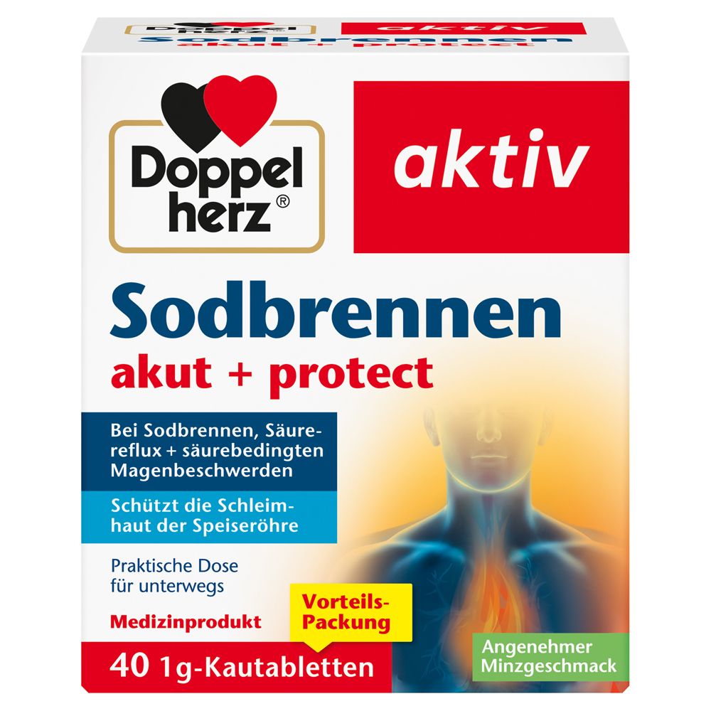 Doppelherz® aktiv Sodbrennen akut + protect