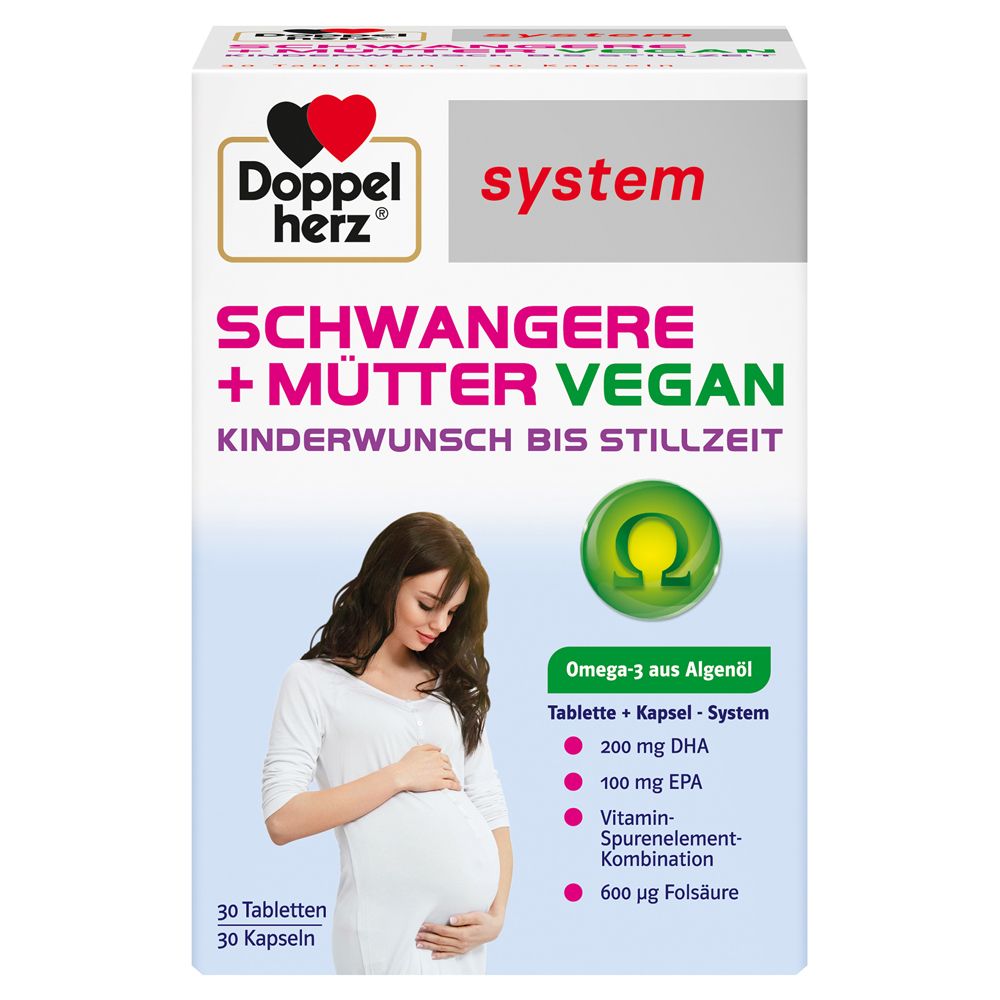 Doppelherz® system Schwangere + Mütter vegan