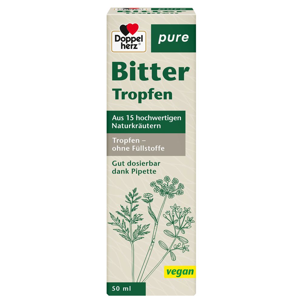 Doppelherz® pure Bitter Tropfen