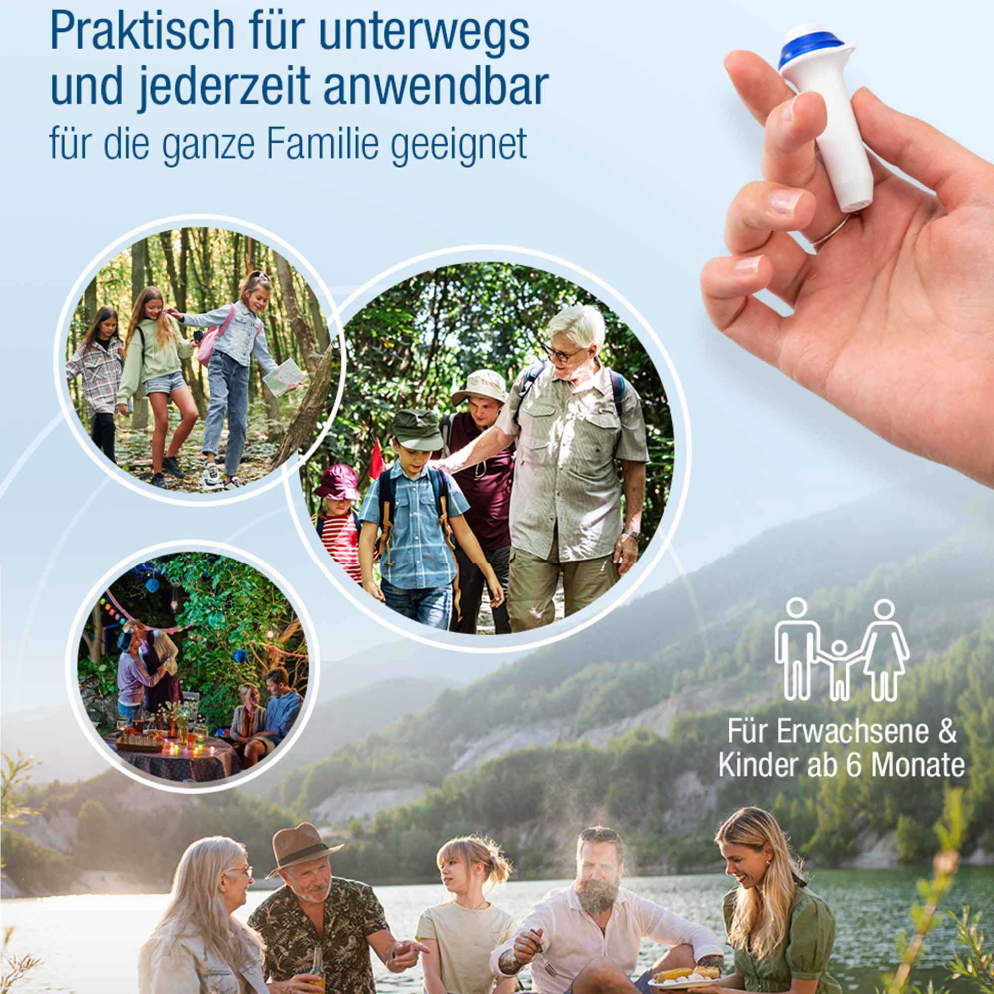 Evolsin® Anti Stich zur Behandlung von Insektenstichen OHNE Chemie & Hitze I elektrischer Insektenstichheiler lindert Juckreiz & Schwellungen